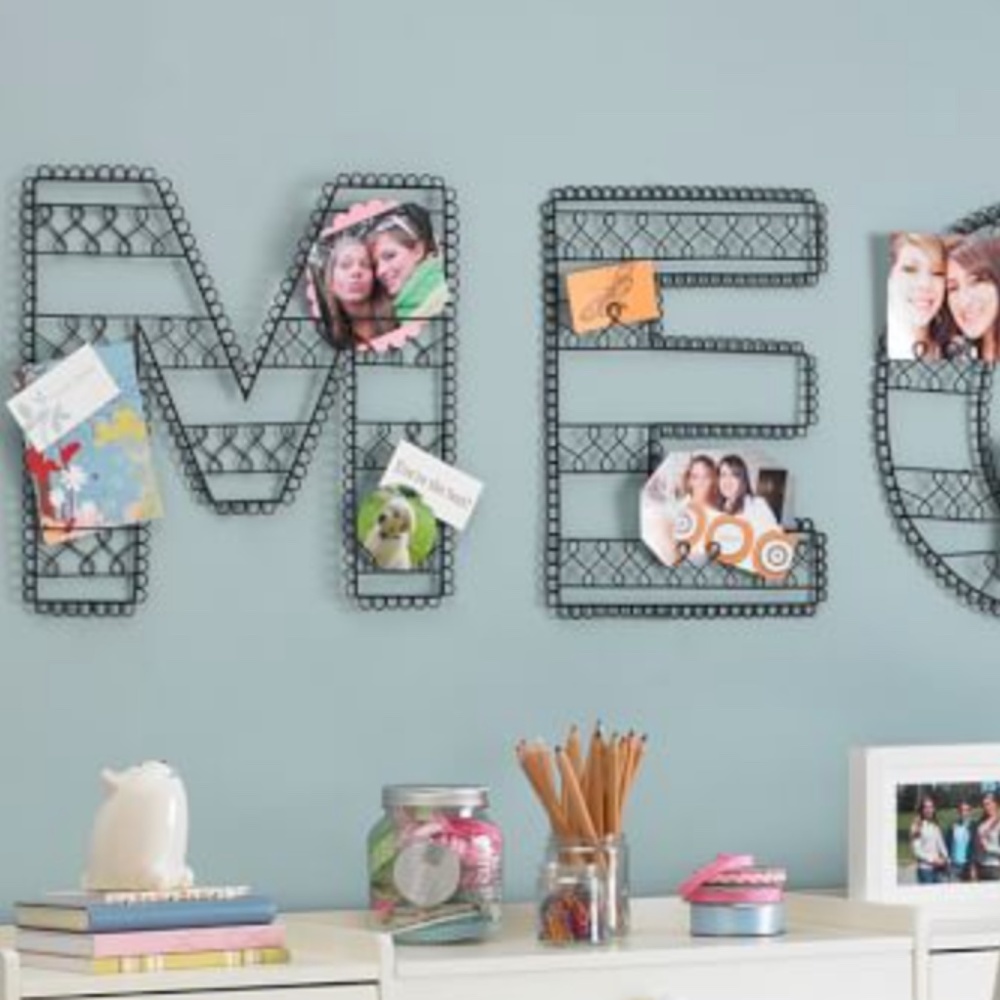 Black Wire PBTeen Wall Letters (L, L, I, Y)